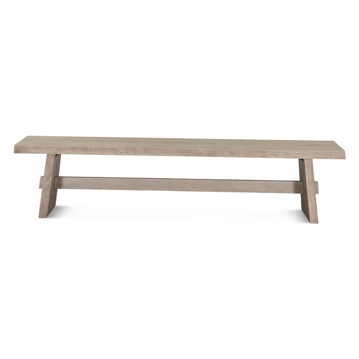 Piedmont 79" Bench in Matte Driftwood from Home Trends & Design - Luna Furniture