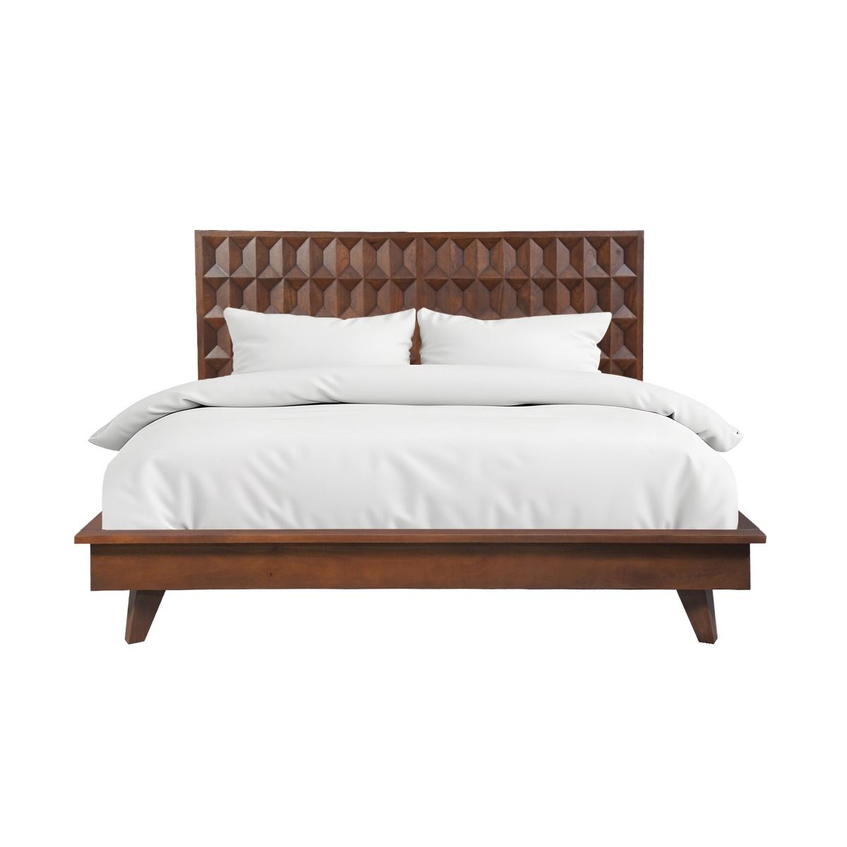 Palermo Queen Bed in Royal Brown from Home Trends & Design - Luna Furniture