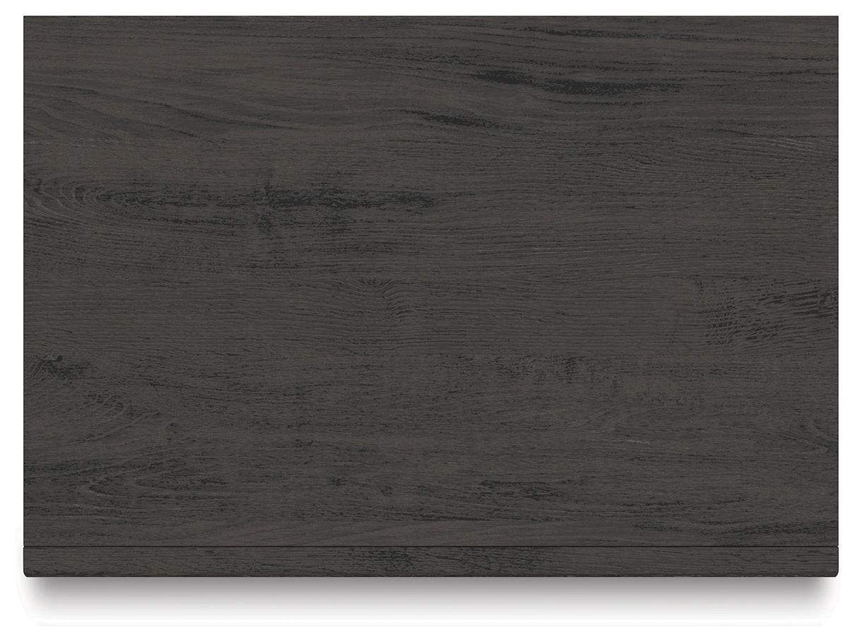 Fraluna Queen Panel Storage Bed with Dresser and Nightstand in Charcoal from Ashley - Luna Furniture