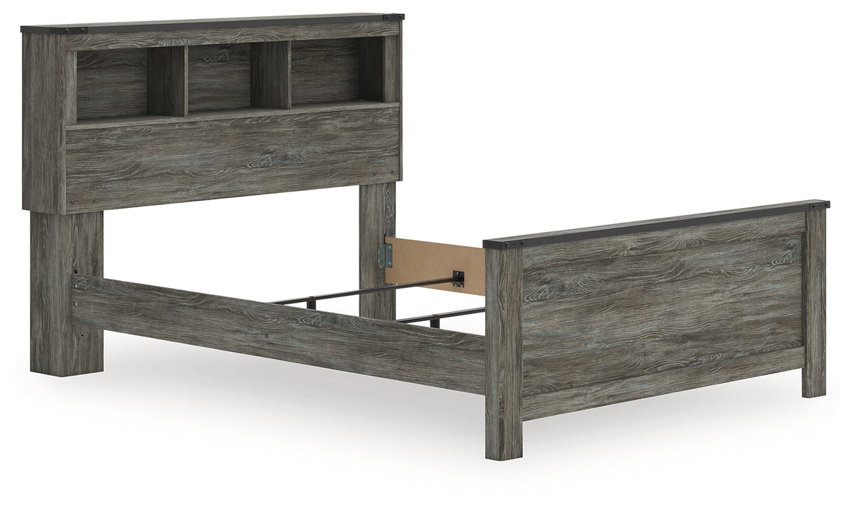 Frandern Queen Bookcase Bed, Dresser and Mirror from Ashley - Luna Furniture