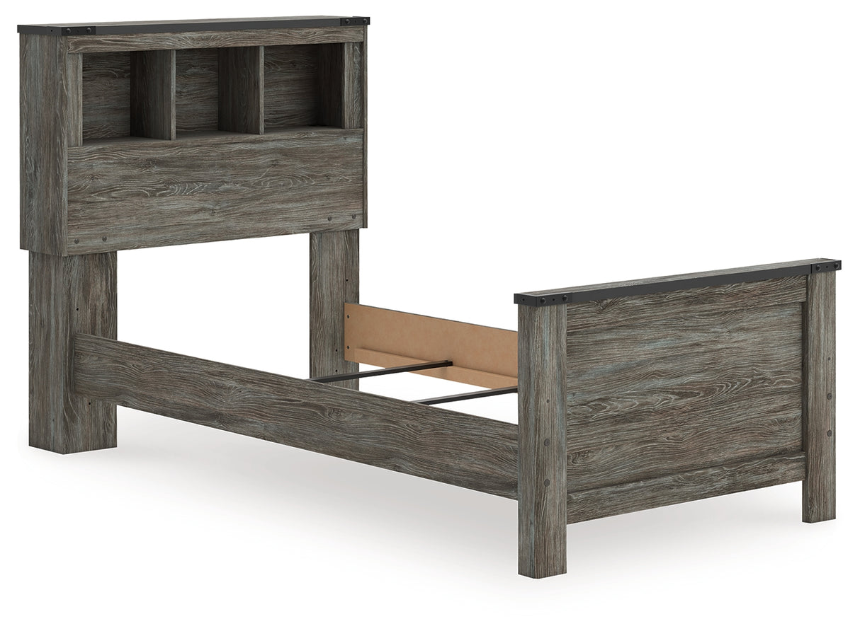 Frandern Twin Bookcase Bed, Dresser and Mirror from Ashley - Luna Furniture