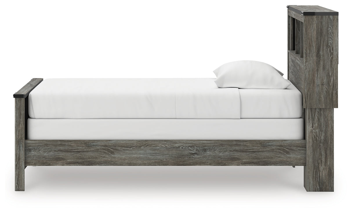 Frandern Twin Bookcase Bed, Dresser and Mirror from Ashley - Luna Furniture