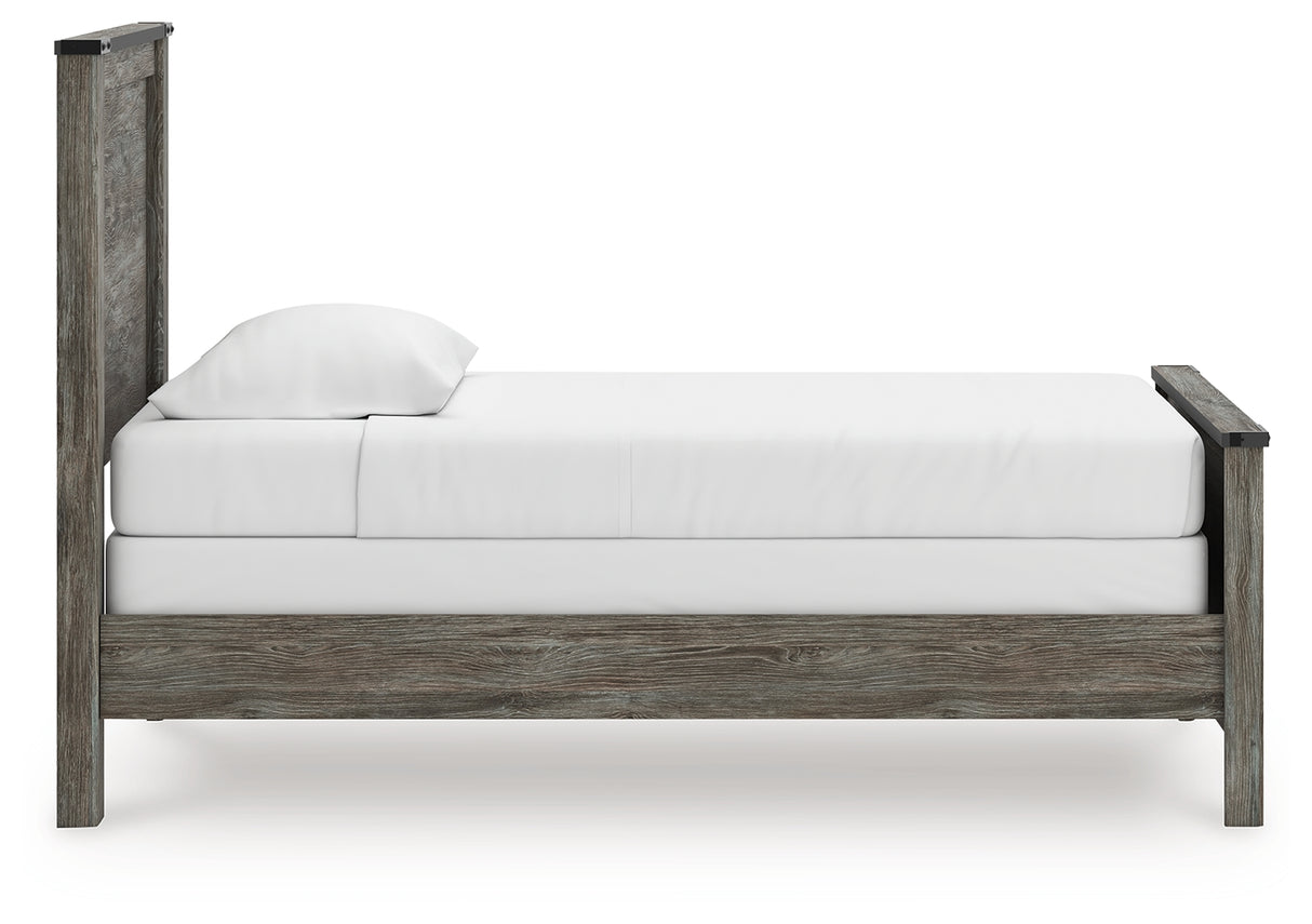 Frandern Twin Panel Bed, Dresser and Mirror from Ashley - Luna Furniture