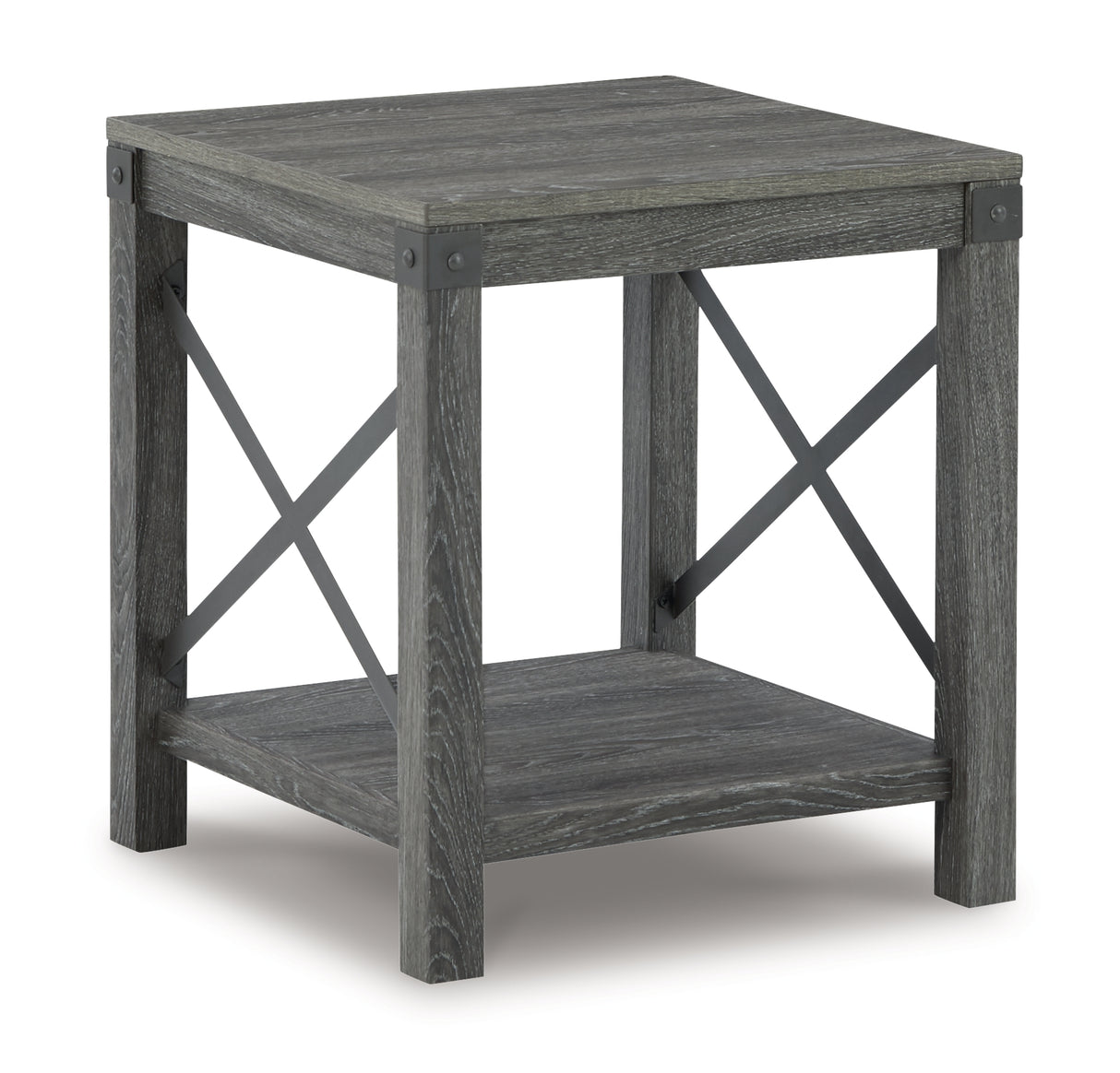 Freedan Coffee Table with 2 End Tables in Grayish Brown from Ashley Furniture - Luna Furniture