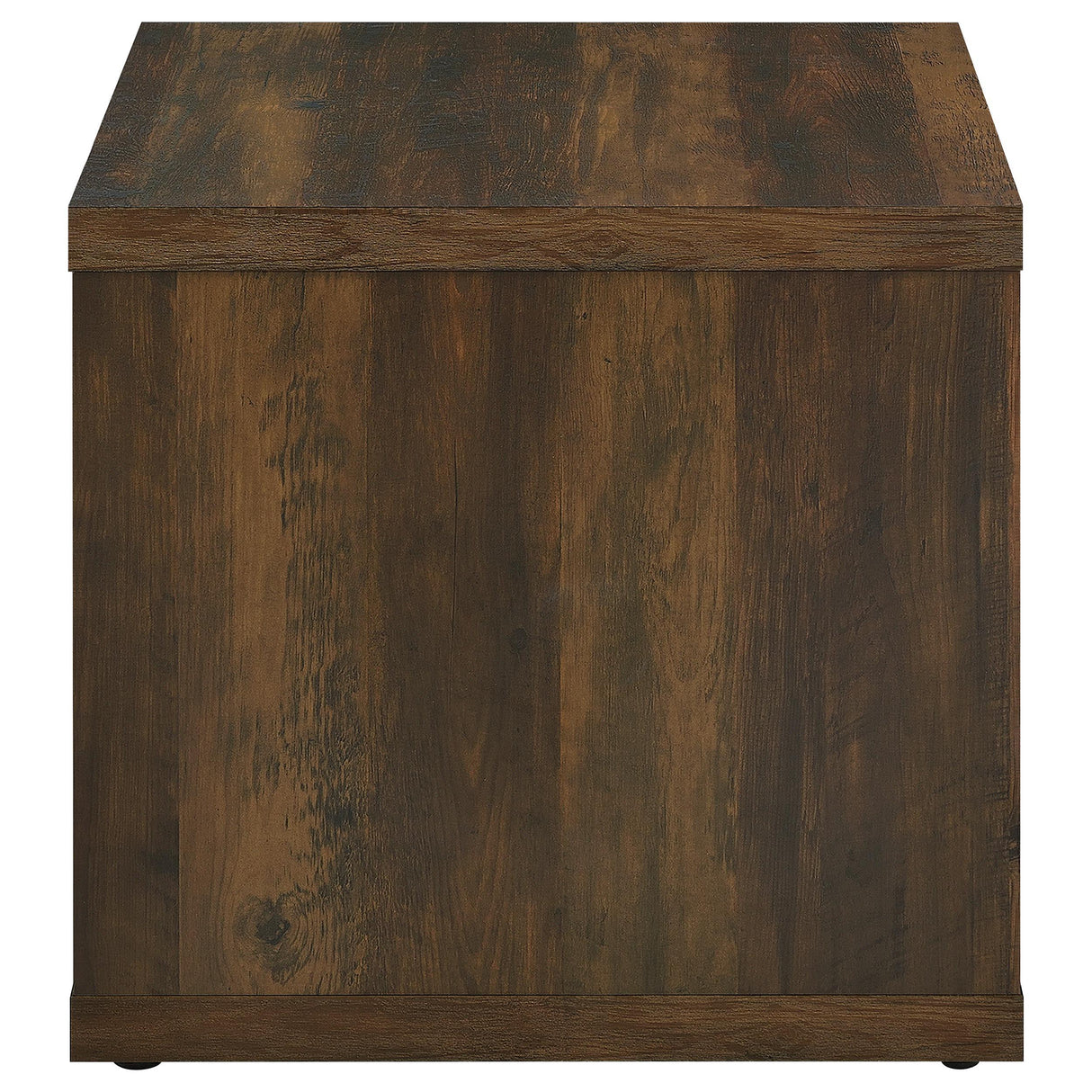 Frisco Dark Pine Square Engineered Wood Side End Table from Coaster - Luna Furniture