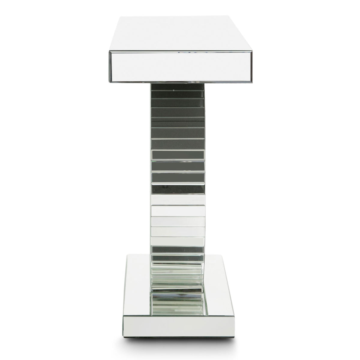 Montreal Infinity Glow Console Table With Led Lights from Michael Amini - Luna Furniture