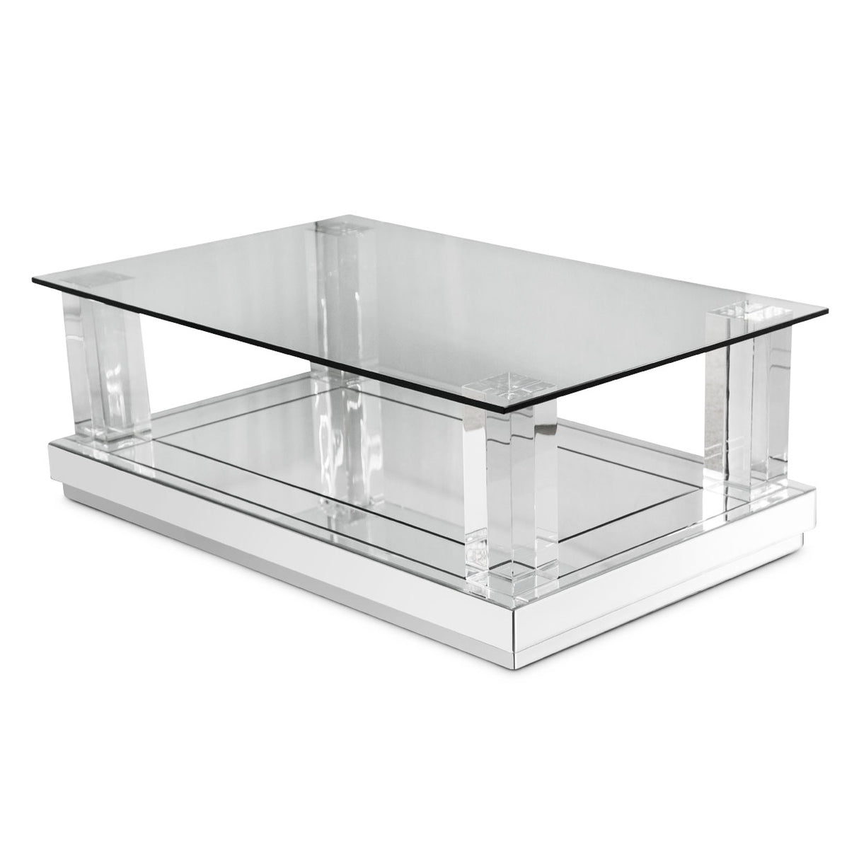 Montreal Lucent Cocktail Table from Michael Amini - Luna Furniture