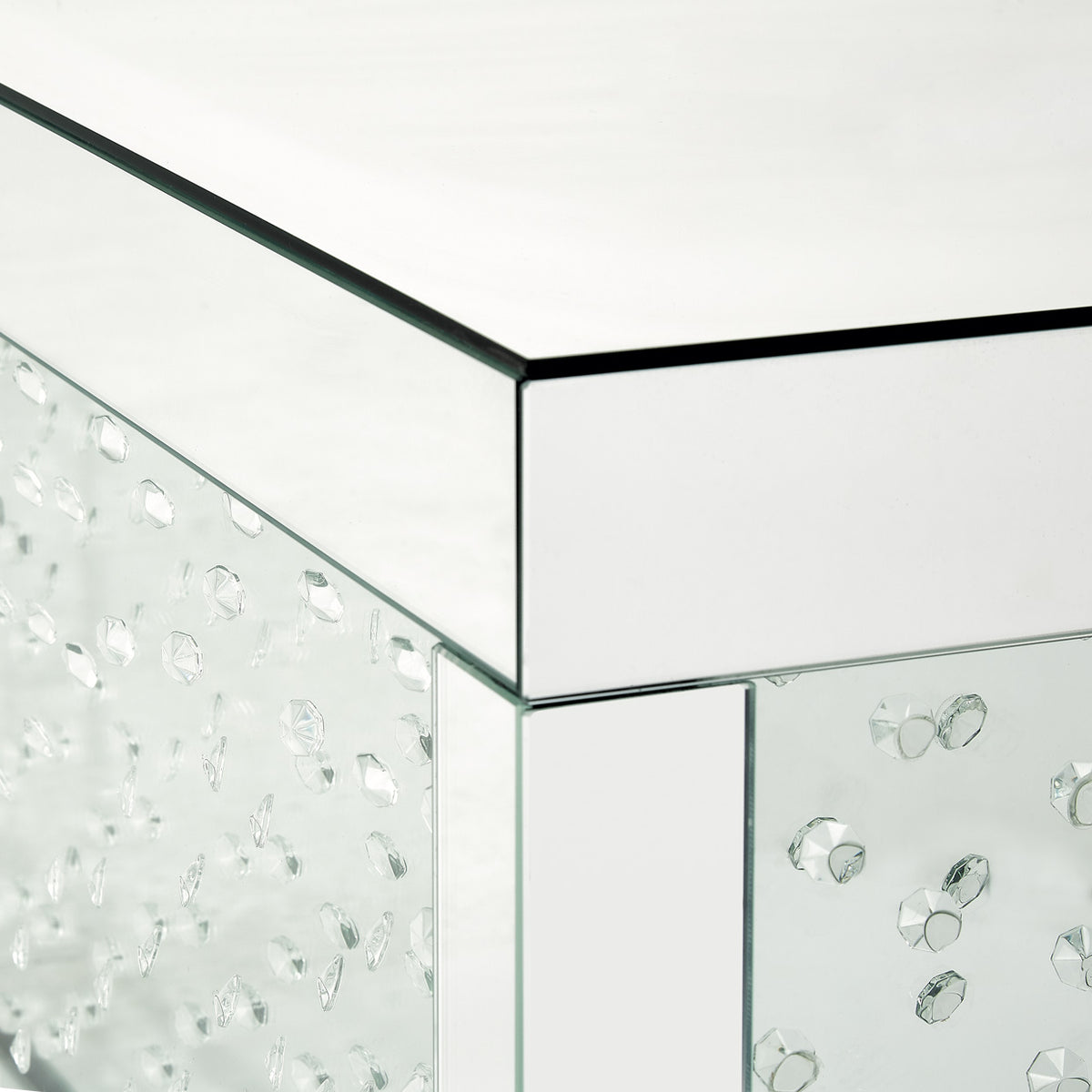 Montreal Crystal Éclat Cocktail Table from Michael Amini - Luna Furniture
