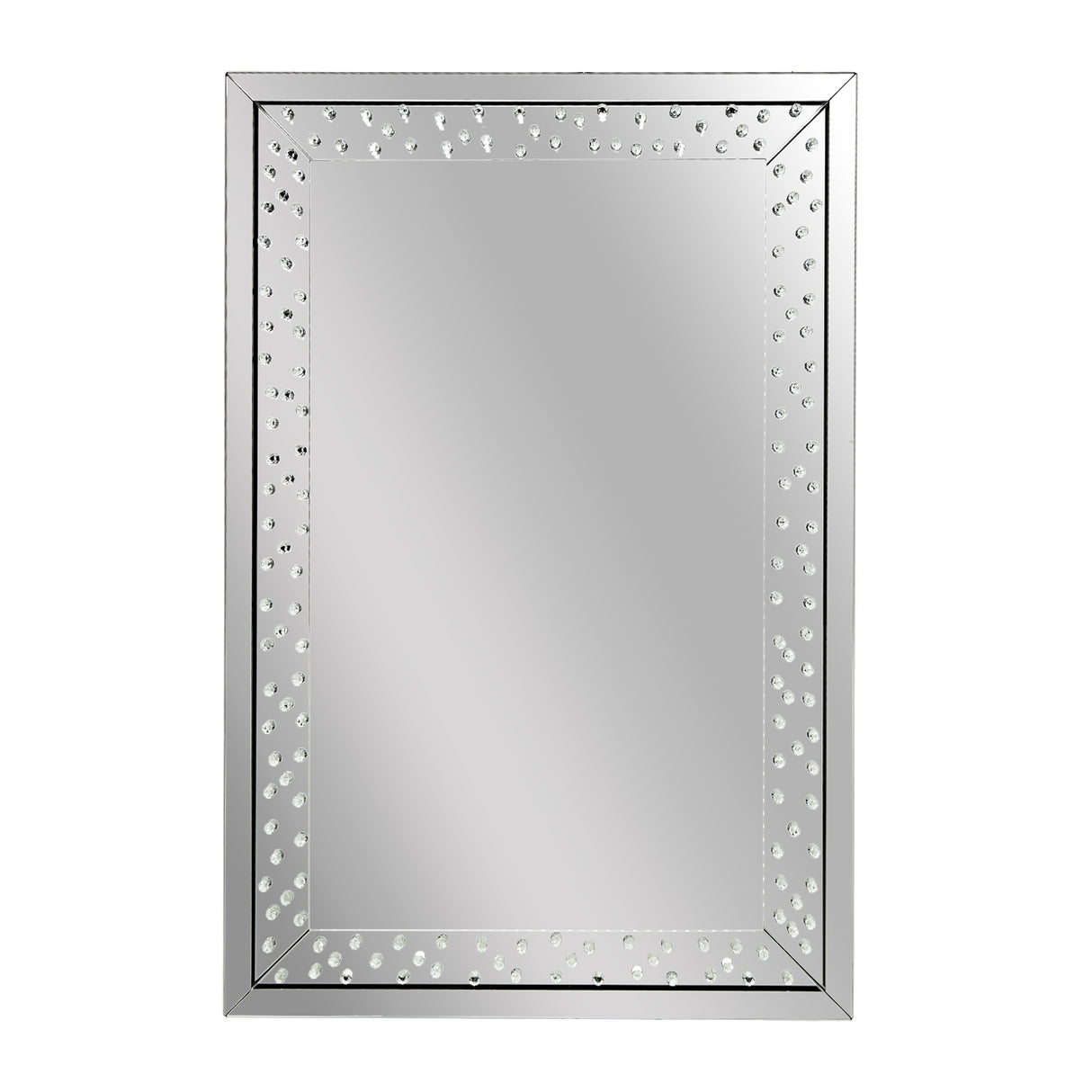 Montreal Cosmic Wall Mirror With Led Lighting from Michael Amini - Luna Furniture