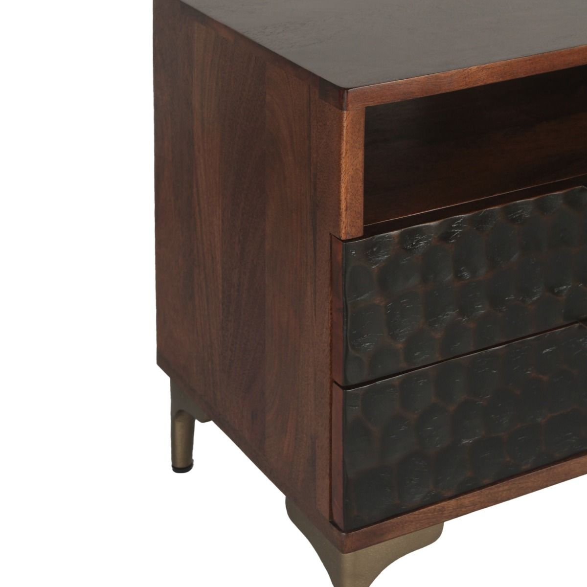 Santa Cruz 26" Nightstand in Two Tone from Home Trends & Design - Luna Furniture