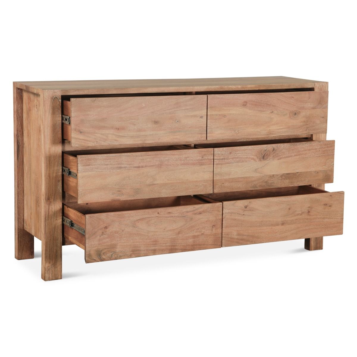 Sedona 60" Dresser in Brushed Acacia from Home Trends & Design - Luna Furniture