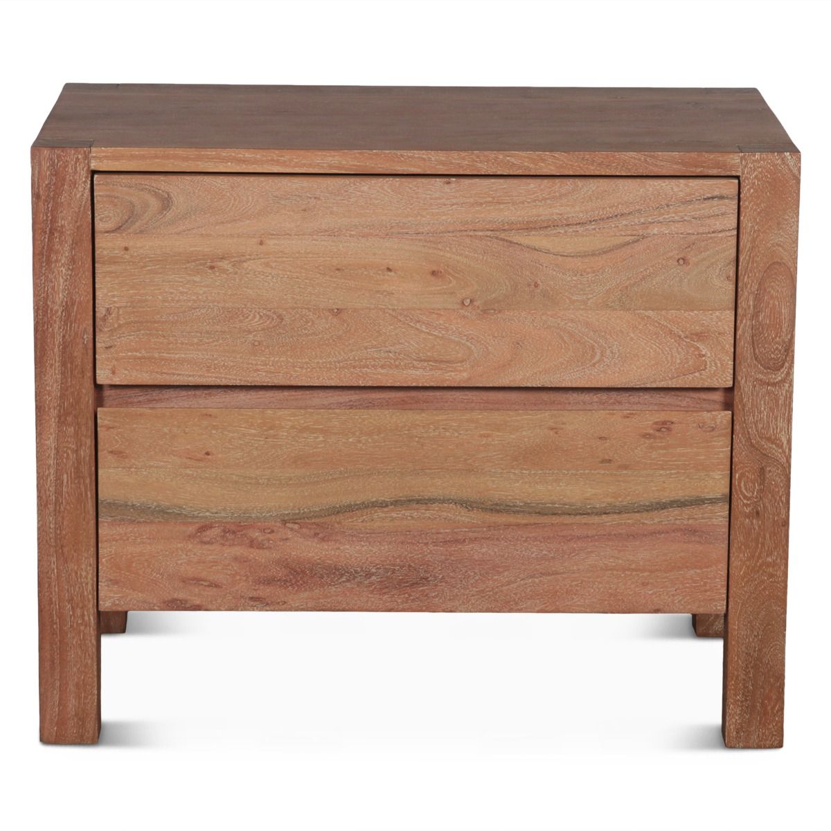 Sedona 32" Nightstand in Brushed Acacia from Home Trends & Design - Luna Furniture