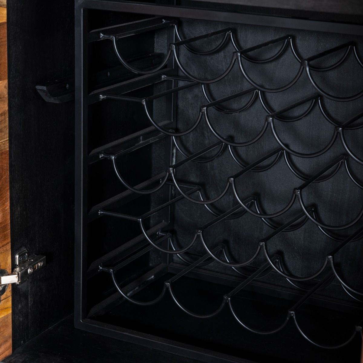 Santa Fe 72" Bar Cabinet in Natural Saal Wood from Home Trends & Design - Luna Furniture