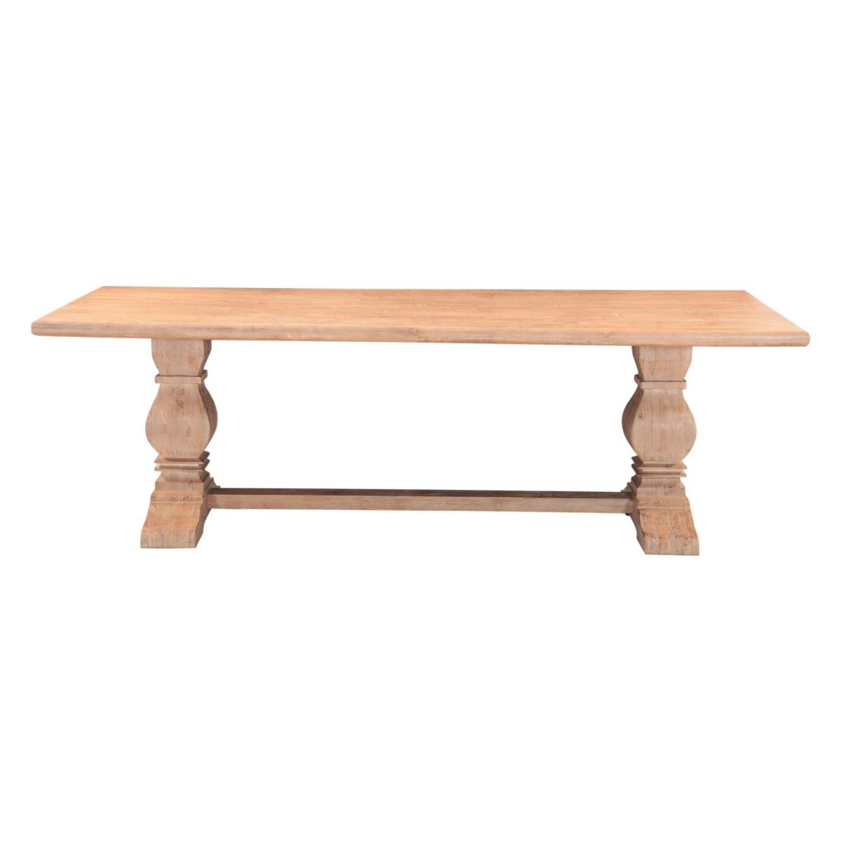 San Rafael 94" Dining Table in Antique Oak from Home Trends & Design - Luna Furniture