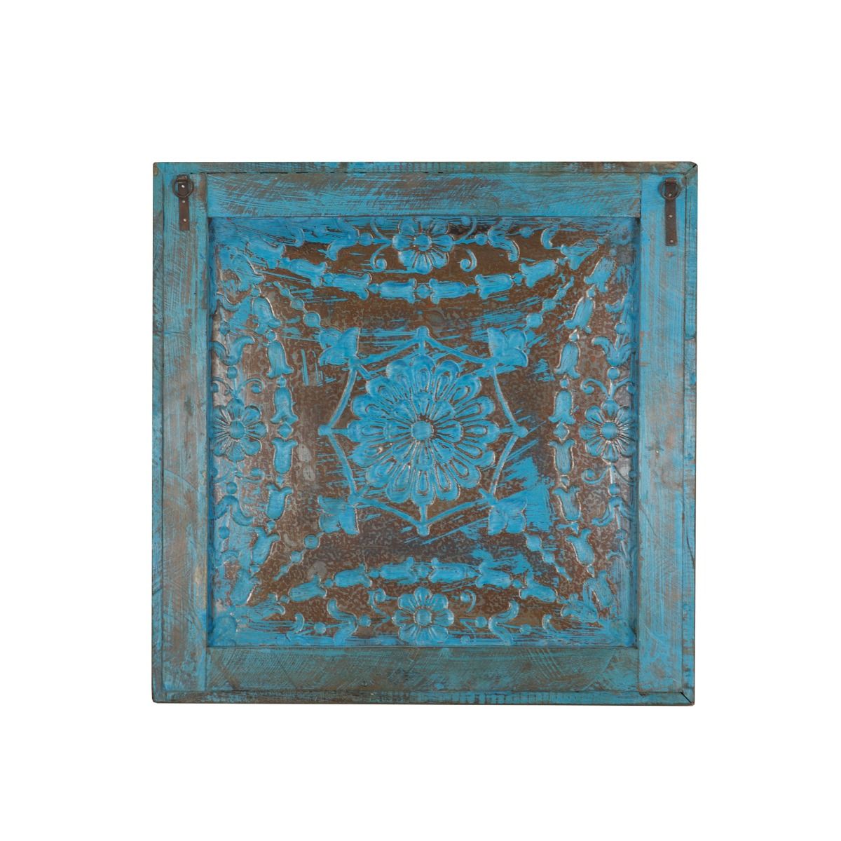 28" Square Iron Ceiling Panel in Antique Blue from Home Trends & Design - Luna Furniture