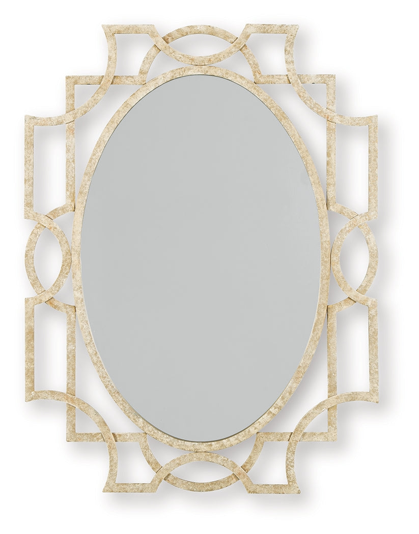 Fulkmore Antique Gold Finish Accent Mirror from Ashley - Luna Furniture