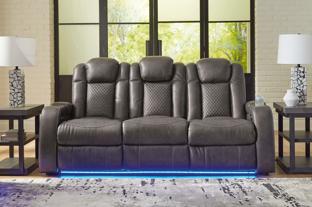 Fyne-Dyme Power Reclining Sofa and Power Recliner from Ashley - Luna Furniture