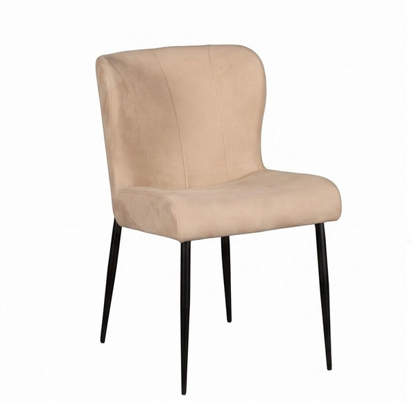 Jennifer 20" Dining Chair in Beige Eco Suede