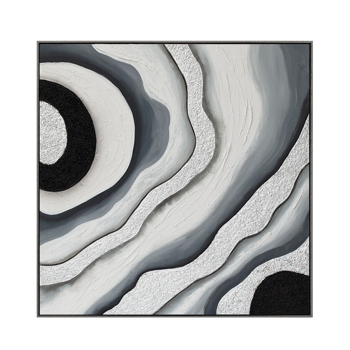 Palette Agate Allure Hand Painted Framed Diptych from Home Trends & Design - Luna Furniture