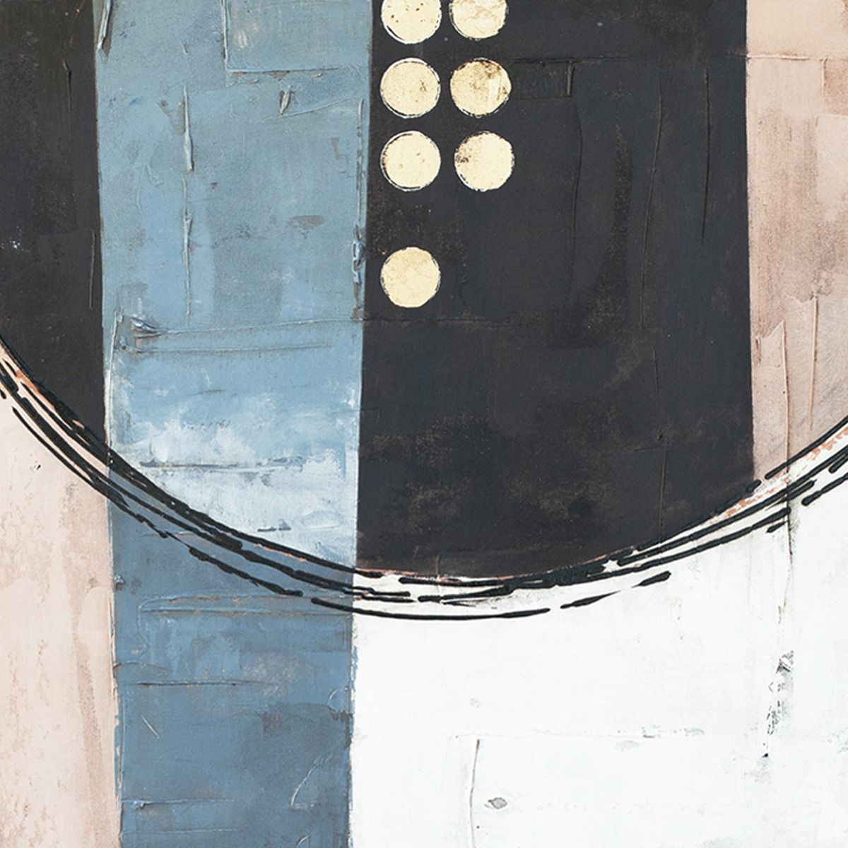 Palette Cityscape Abstractions Hand Painted Framed Diptych from Home Trends & Design - Luna Furniture