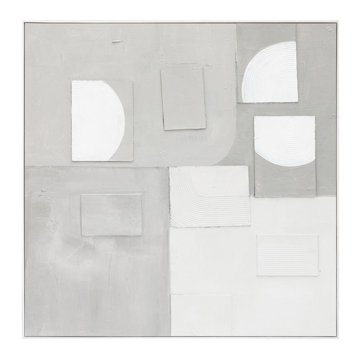 Palette Cutout Collage Hand Painted Framed Diptych from Home Trends & Design - Luna Furniture