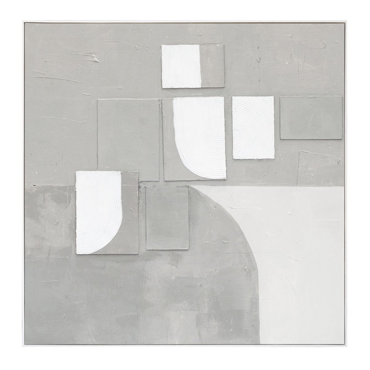 Palette Cutout Collage Hand Painted Framed Diptych from Home Trends & Design - Luna Furniture