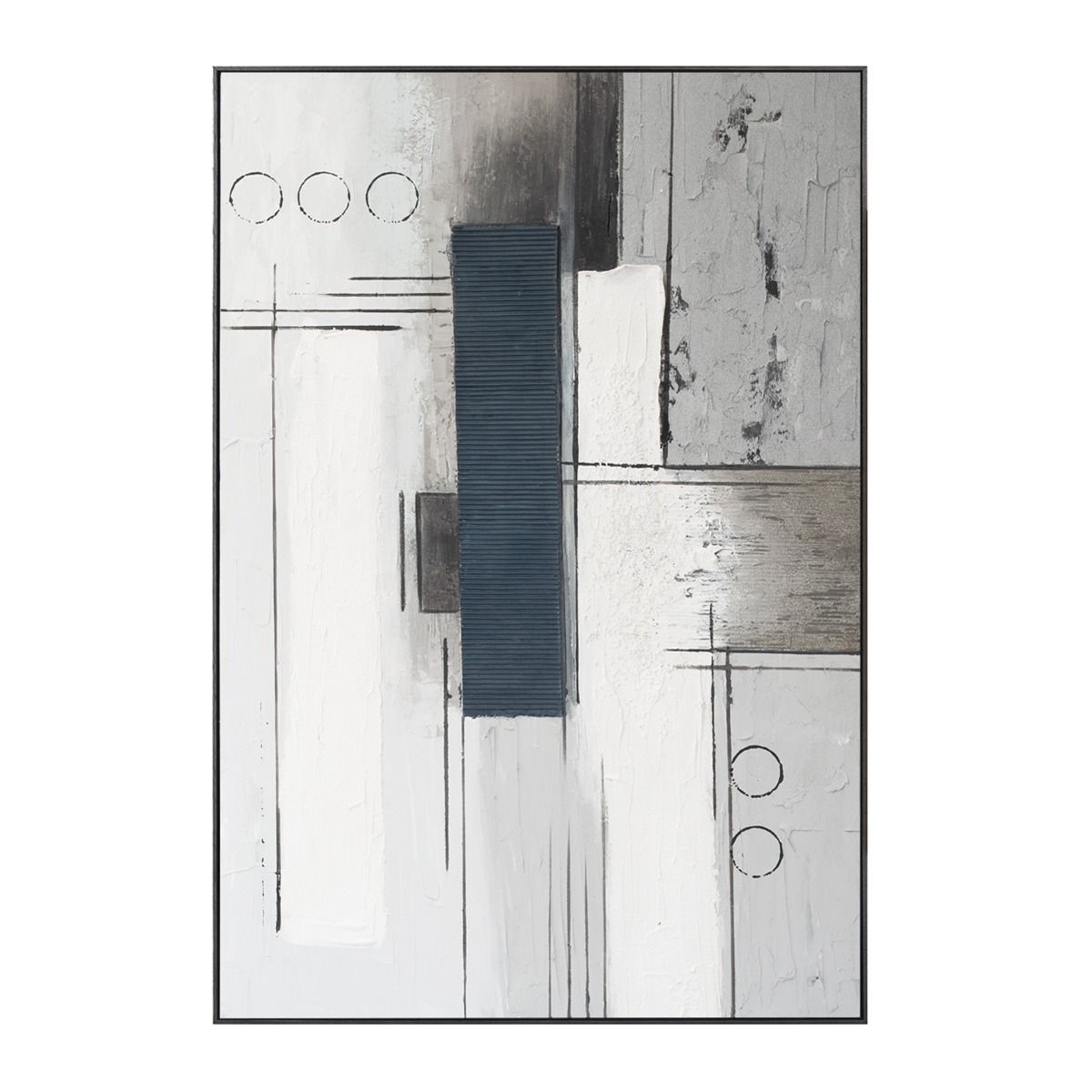 Palette Linear Landscape Hand Painted Framed Diptych from Home Trends & Design - Luna Furniture