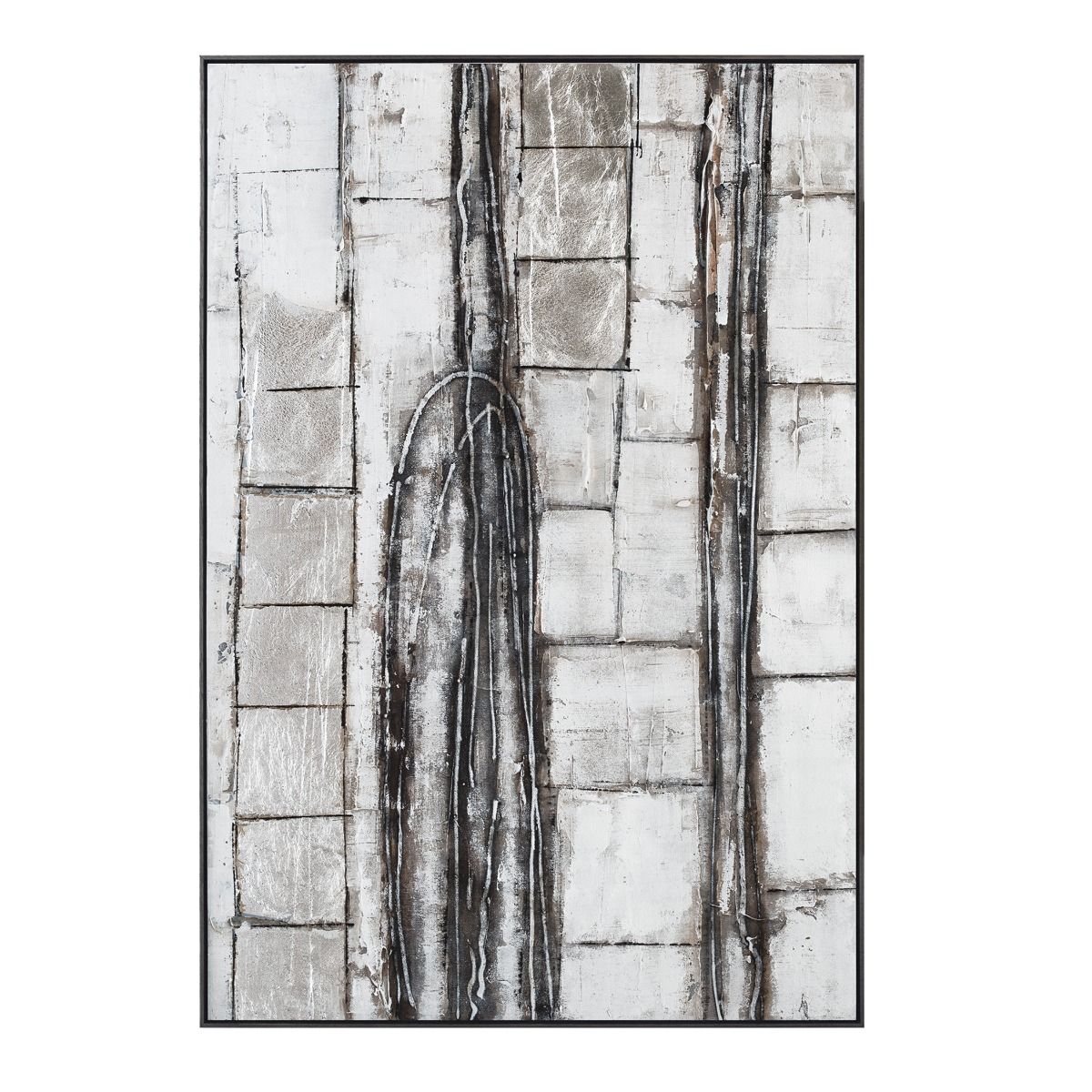 Palette Nature Canvas Hand Painted Framed Diptych from Home Trends & Design - Luna Furniture