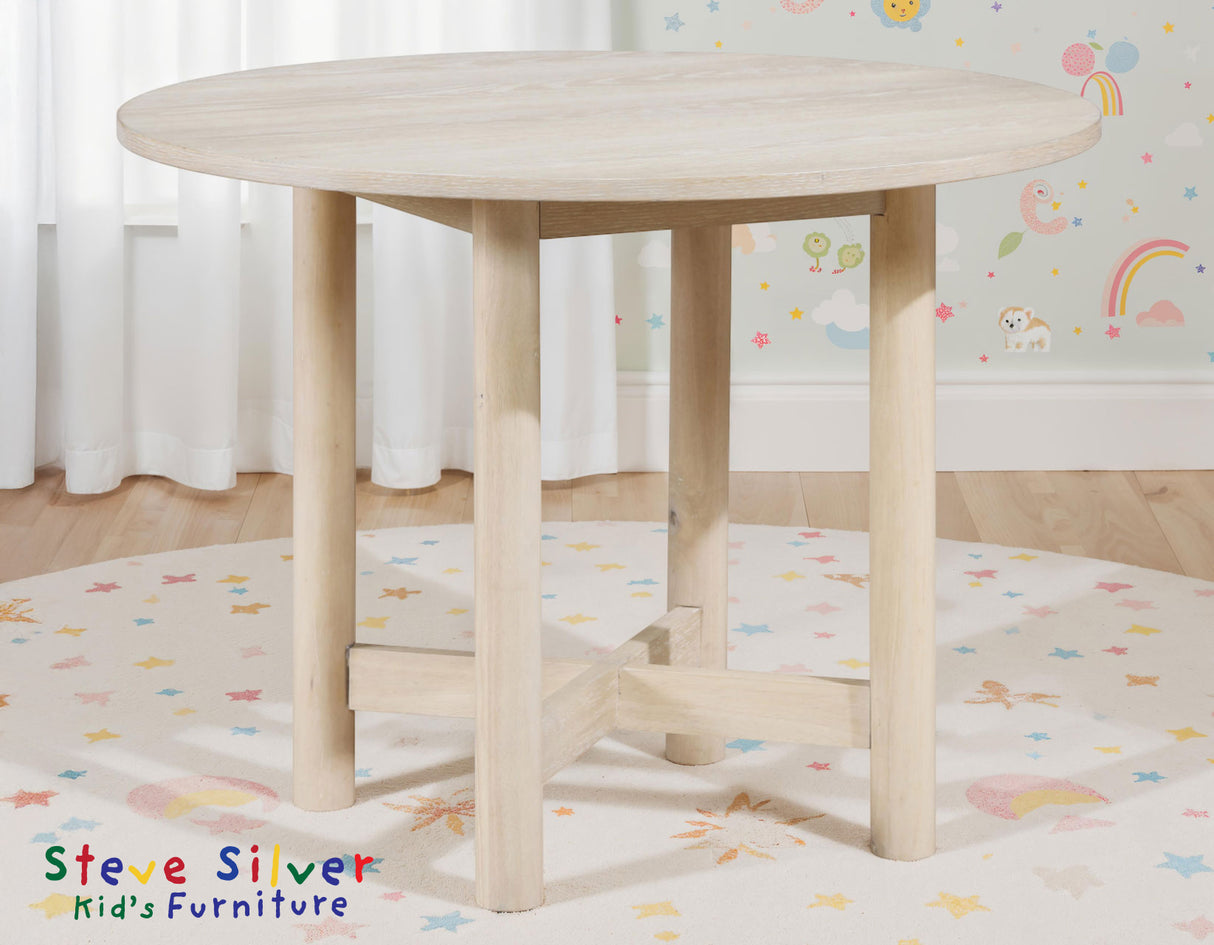 Gabby Washed Oak 5-Piece Kids Dining Table Set from Steve Silver - Luna Furniture