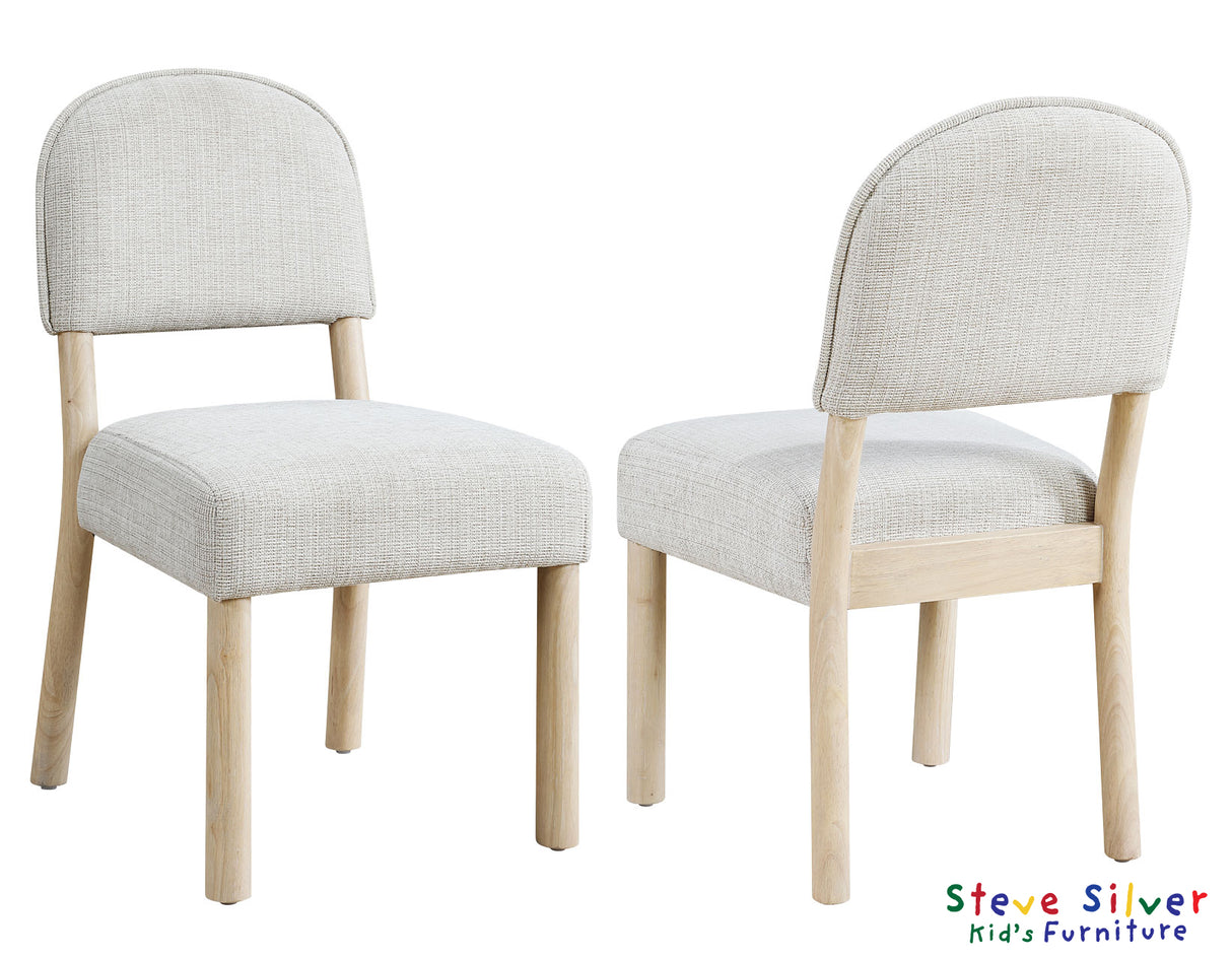 Gabby Washed Oak 5-Piece Kids Dining Table Set from Steve Silver - Luna Furniture