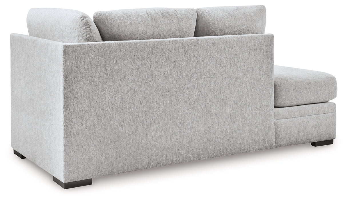 Gabyleigh Nickel Left-Arm Facing Corner Chaise from Ashley Furniture - Luna Furniture