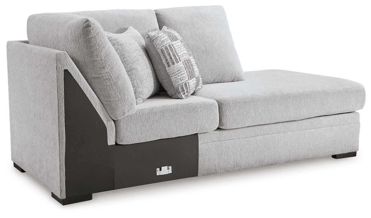 Gabyleigh Nickel Right-Arm Facing Corner Chaise from Ashley Furniture - Luna Furniture