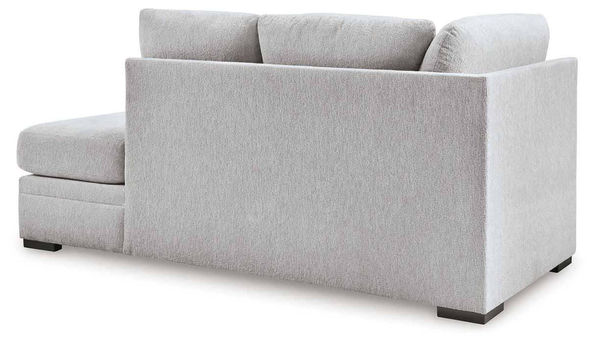 Gabyleigh Nickel Right-Arm Facing Corner Chaise from Ashley Furniture - Luna Furniture