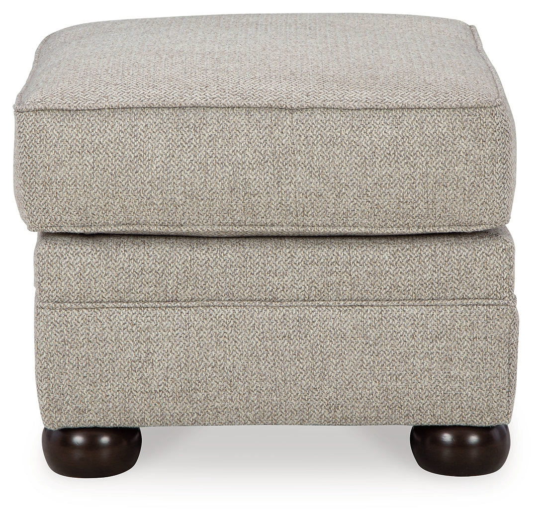 Gaelon Sofa, Loveseat, Chair and Ottoman in Dune from Ashley Furniture - Luna Furniture