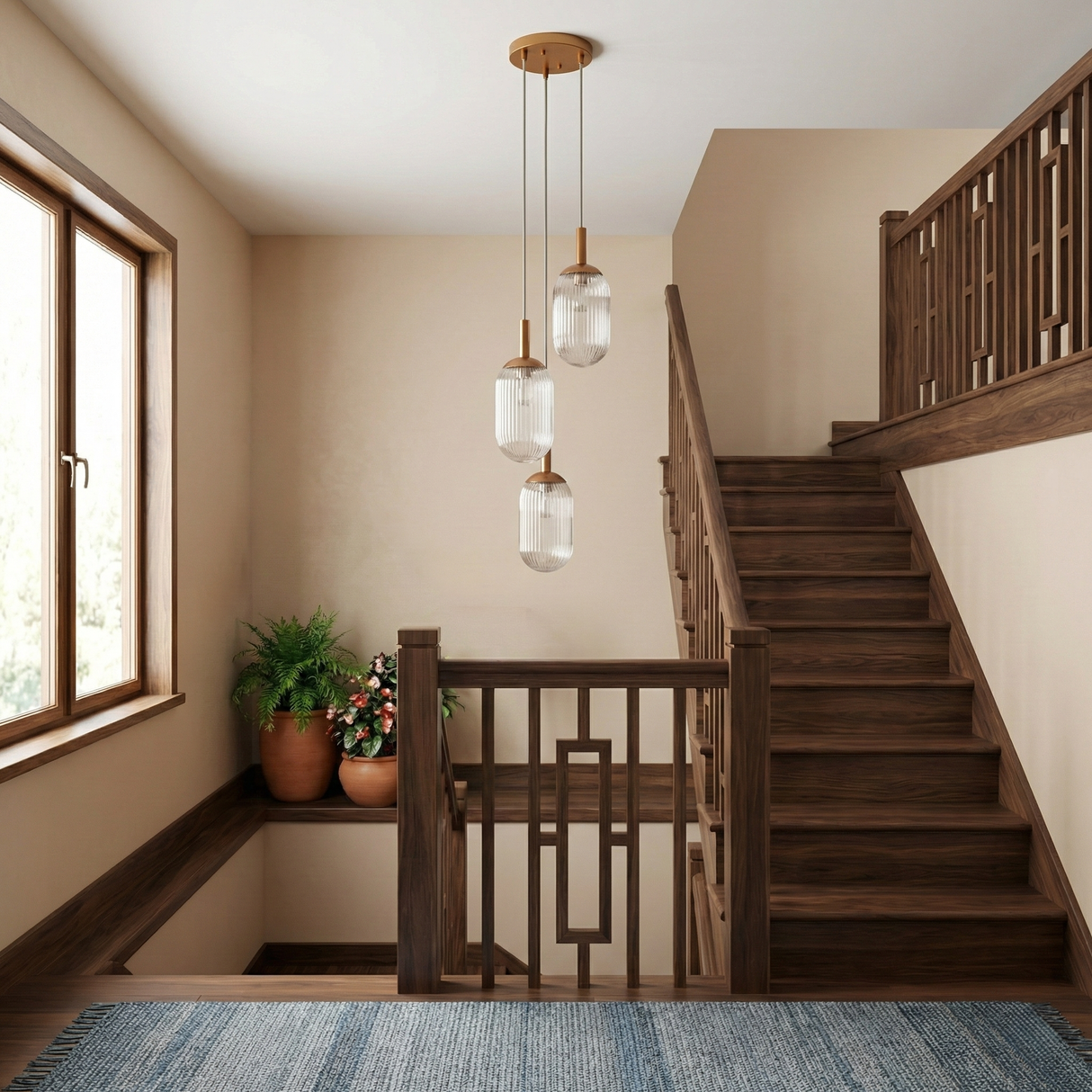 Gala Pendant Lamp - Bronze and Clear from Ashcroft Furniture - Luna Furniture