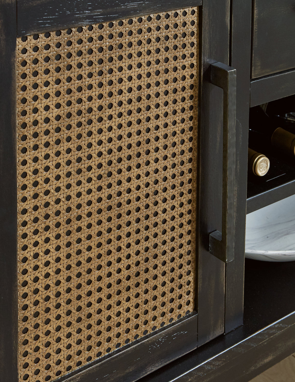 Galliden Dining Table and 6 Chairs with Storage in Light Brown from Ashley - Luna Furniture