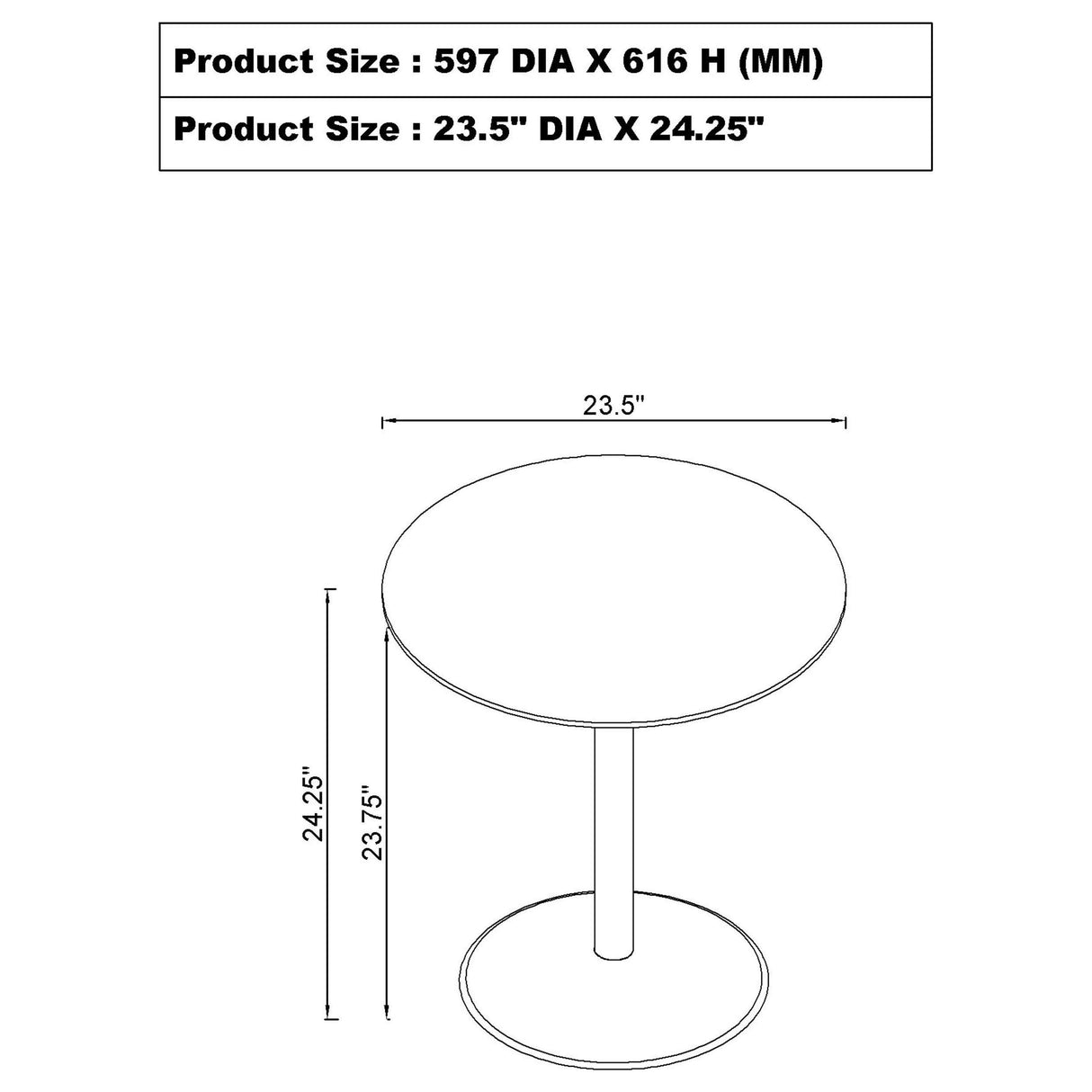 Ganso Black 3-Piece Round Glass Top Coffee and End Table Set from Coaster - Luna Furniture