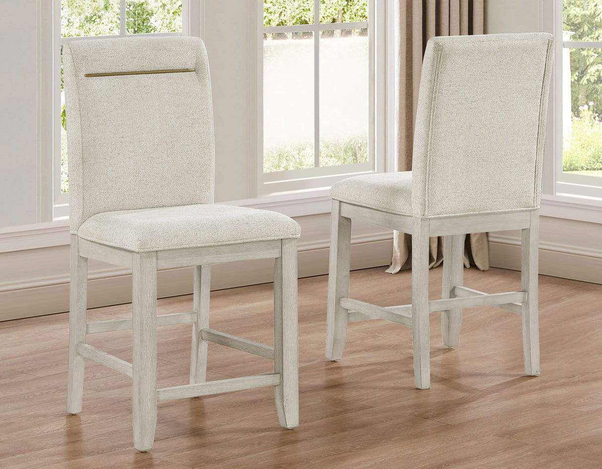 Garland Greige Counter Height Dining Set from Steve Silver - Luna Furniture