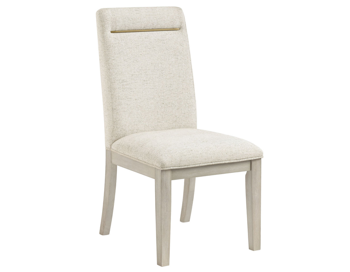 Garland 5-Piece Dining Set, Distressed Greige Finish from Steve Silver - Luna Furniture