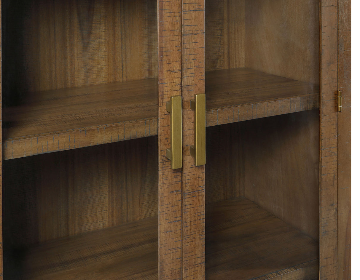 Garland Toffee Curio from Steve Silver - Luna Furniture