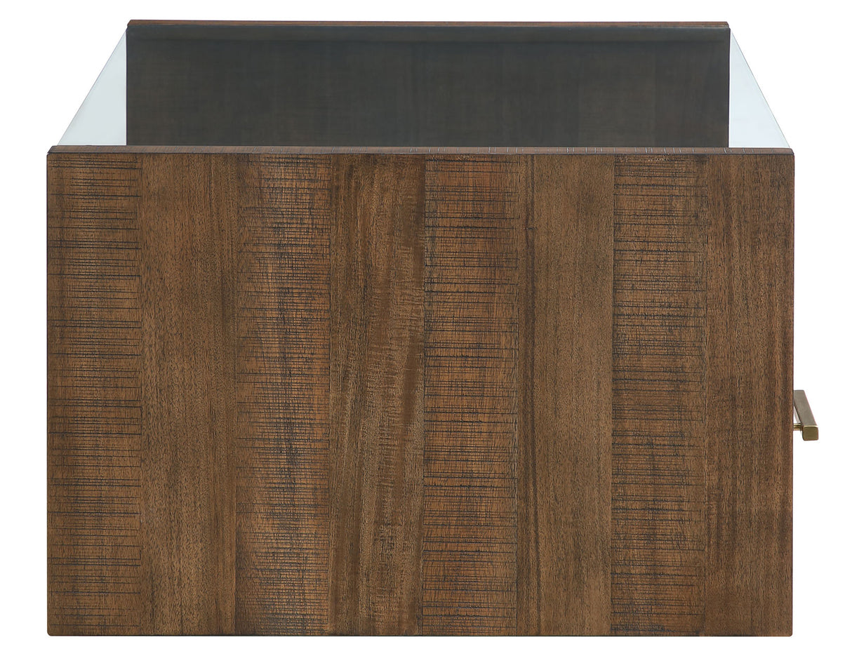 Garland Glass Top End Table from Steve Silver - Luna Furniture