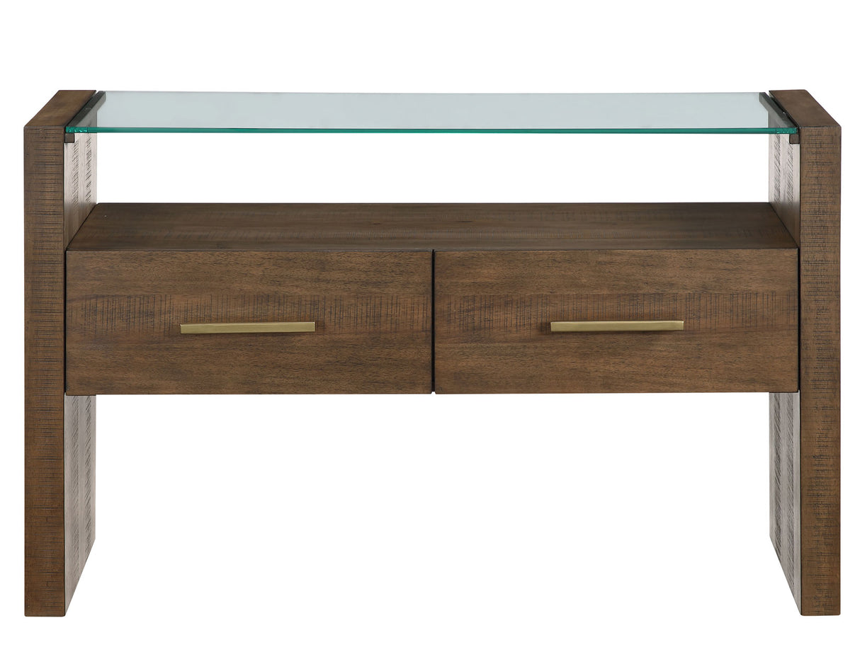 Garland Glass Top Sofa Table from Steve Silver - Luna Furniture