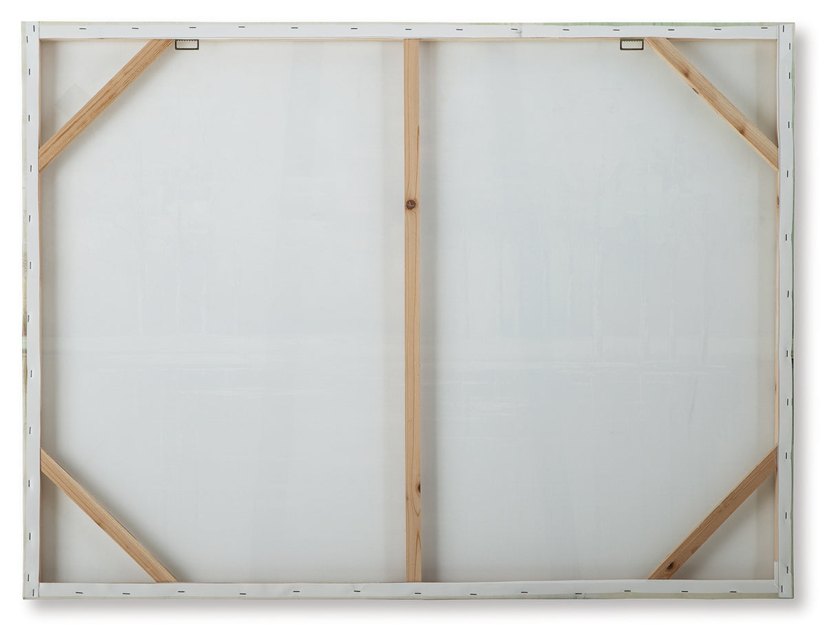 Garlenridge Green/Tan/White Wall Art from Ashley - Luna Furniture