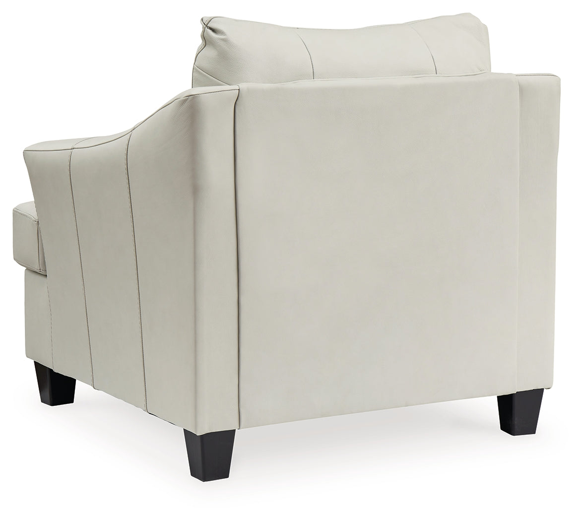Genoa Queen Sofa Sleeper, Oversized Chair and Ottoman from Ashley - Luna Furniture