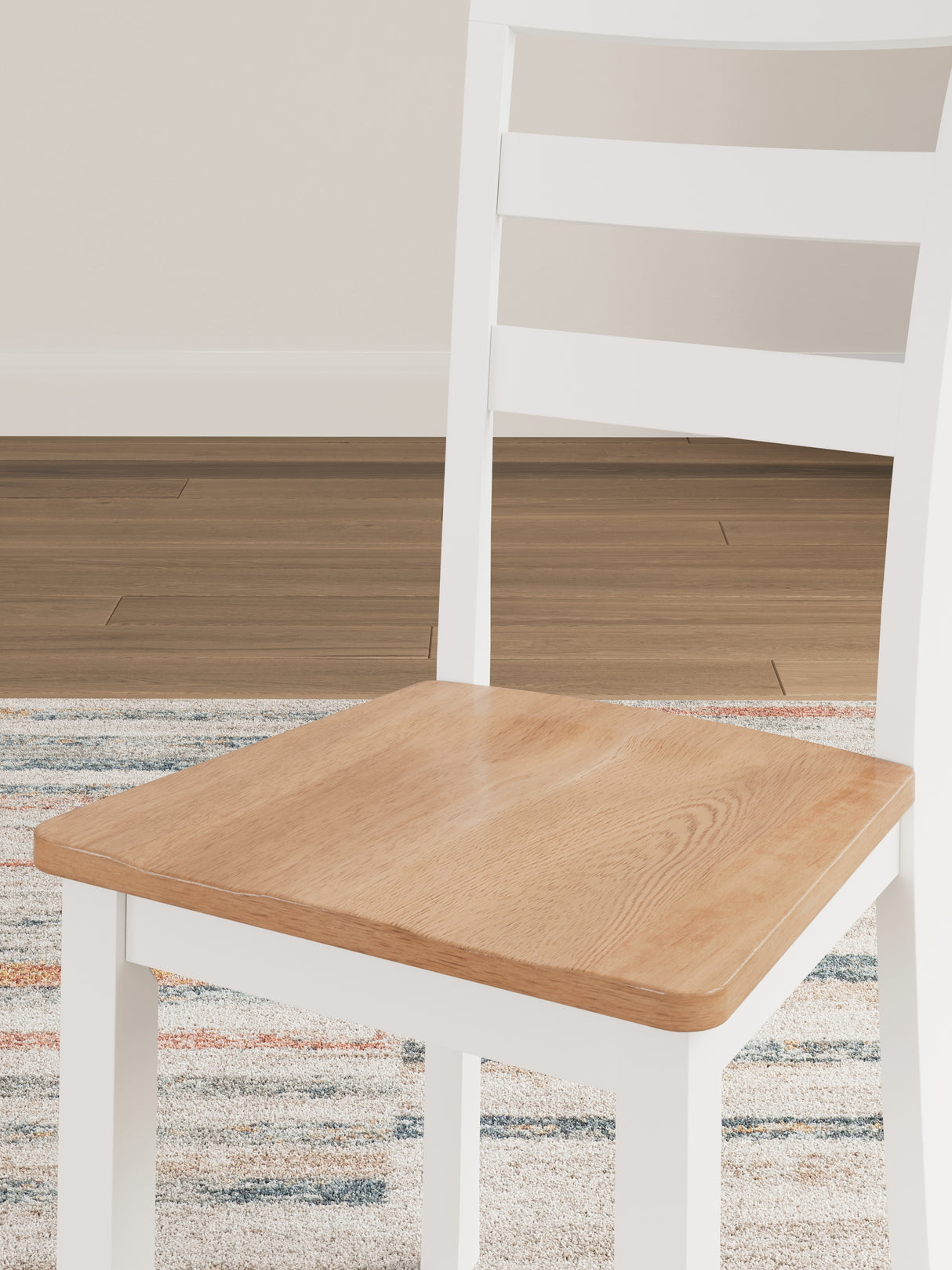 Gesthaven Natural/White Dining Table and 2 Chairs from Ashley - Luna Furniture