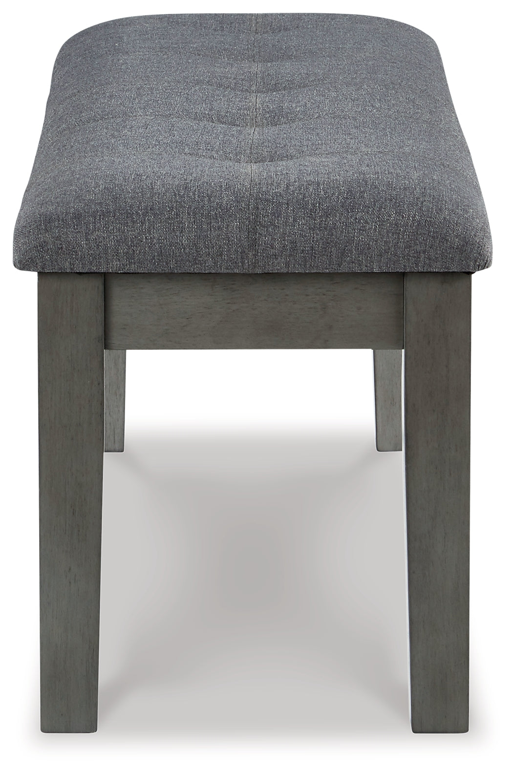 Hallanden Gray Dining Table, 4 Chairs, and Bench with Server from Ashley - Luna Furniture