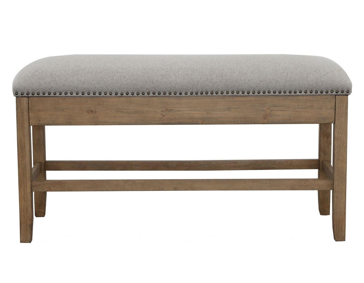 Grayson 6-Piece Marble Top Counter Storage Dining Set from Steve Silver - Luna Furniture
