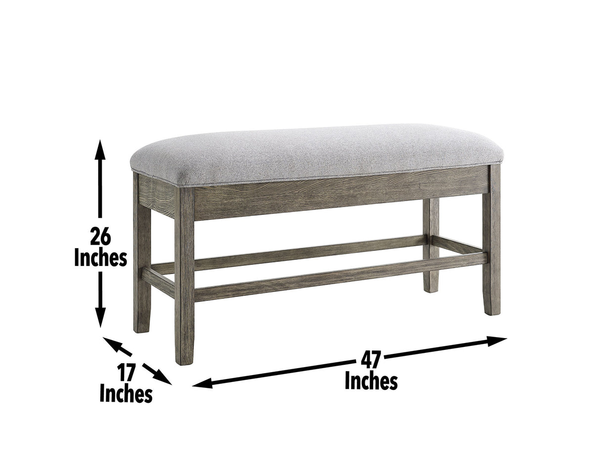 Grayson Storage Counter Bench from Steve Silver - Luna Furniture