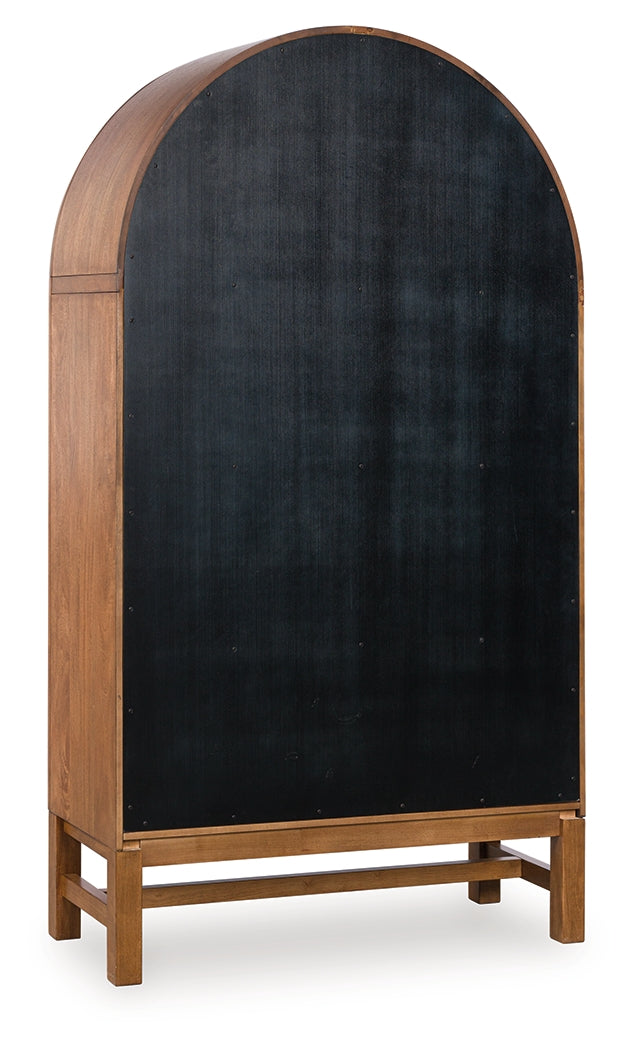 Greddinton Brown/Black Display Cabinet from Ashley - Luna Furniture