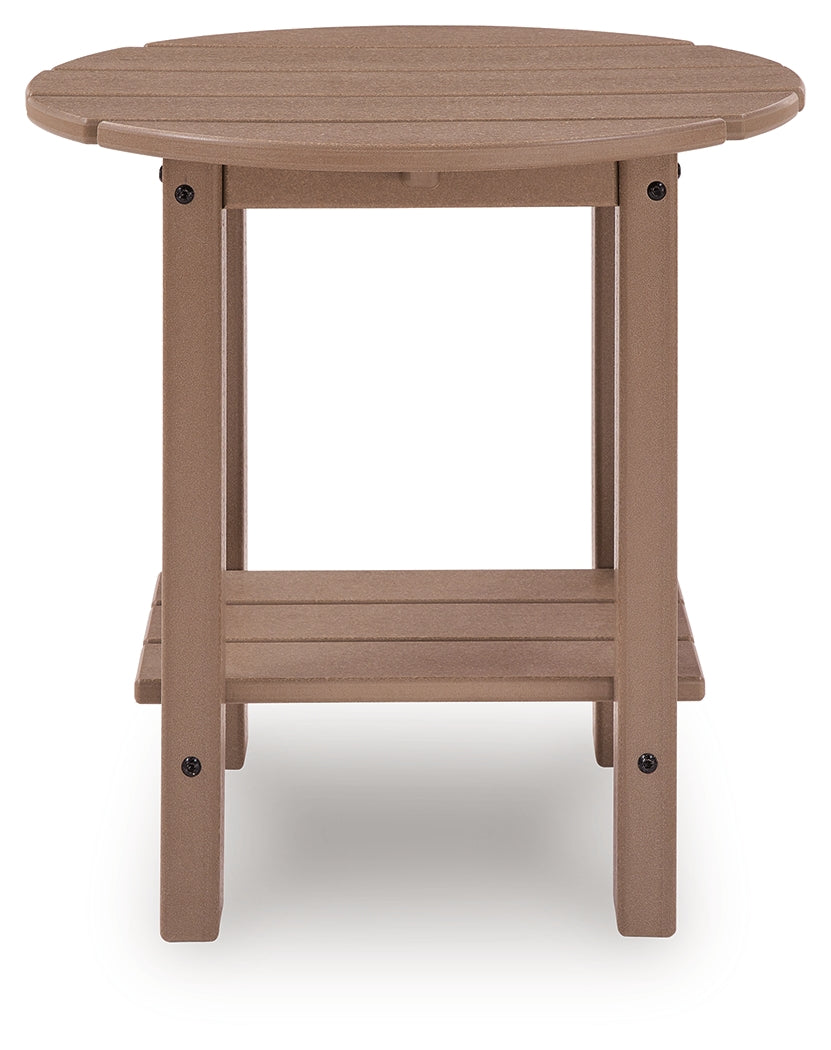 Grover Beach Driftwood Outdoor End Table from Ashley - Luna Furniture